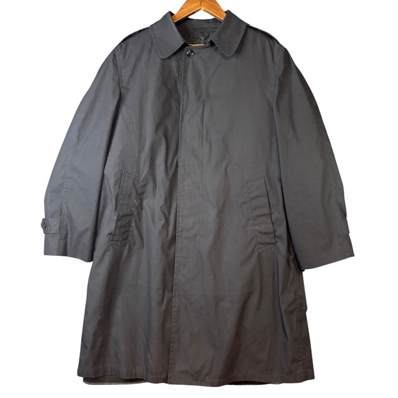 American Apparel Other - DSCP Quarterdeck Collection Black All Weather Trench Coat Men 38S Liner Military